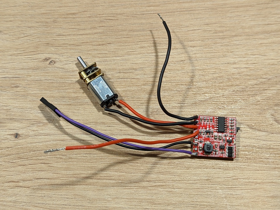 Motor DC conectado a ESC